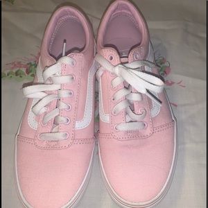 Pink Vans girls size 3